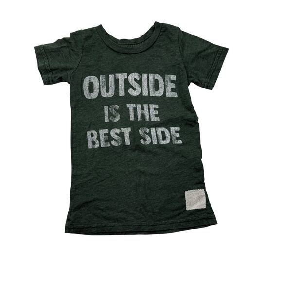 Retro Brand Green Outside Tee - Picture 1 of 4